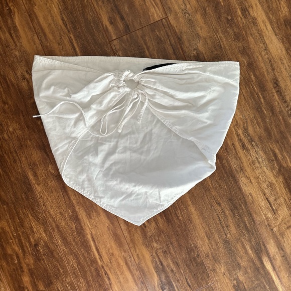 ZARA White Bandana Tube Top Sz L - Picture 10 of 10